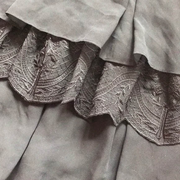 Black Ruffle Jessica Simpson Dress - Picture 4 of 4